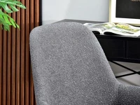 Wygodny fotel biurowy MIO MOVE TKANINA BOUCLE ZŁOTA NOGA - elegancka tkanina